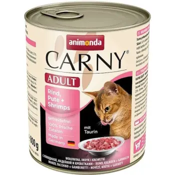 Animonda Cat Carny Adult Wołowina, Indyk I Krewetki 800g