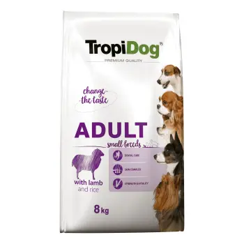 Tropidog Premium Adult Small Breeds Z Jagnięciną I Ryżem 8kg