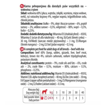 Dolina Noteci Premium Pure Wołowina Z Ryżem Brązowym 400g