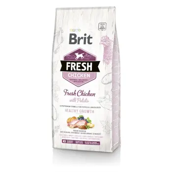 Brit Fresh Chicken & Potato Puppy Healthy Growth 12kg