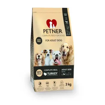 PETNER Adult Dog Medium Breeds Z Indykiem 3kg