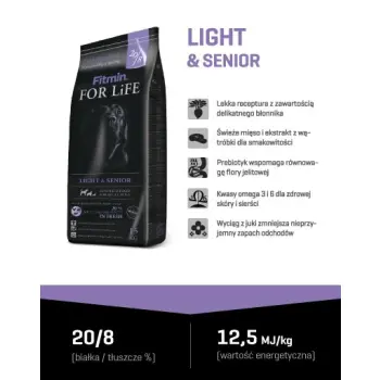 Fitmin For Life Light & Senior 3kg