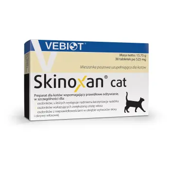 Nutrifarm Sp. Z O.o. Vebiot Skinoxan Cat 30 Tabletek