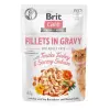 Brit Care Cat Pouches Fillets In Gravy With Tender Turkey & Savory Salmon 85g