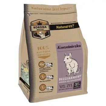 KORONA NATURY Natural-Vit Pokarm Dla Koszatniczki 750g