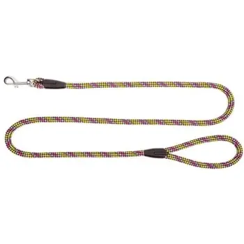 Dingo Smycz Miejska Z Linki Dla Psa Magic Różowo-Żółta 170cm