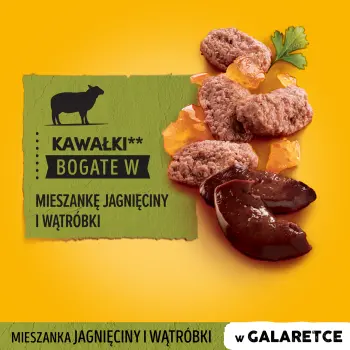 Pedigree Mokra Karma Dla Dorosłych Psów Z Jagnięciną W Galaretce 100g