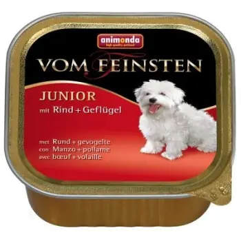 Animonda Dog Vom Feinsten Junior Wołowina Z Drobiem 150g