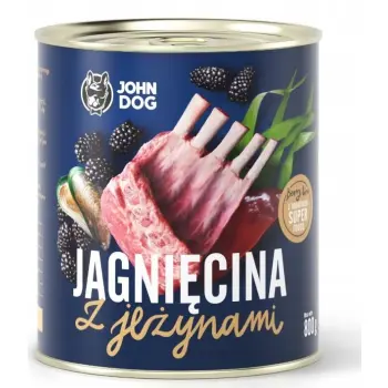 John Dog Berry Line Adult Jagnięcina Z Jeżynami 800g