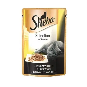 Sheba Selection Z Kurczakiem W Sosie Saszetka 85g