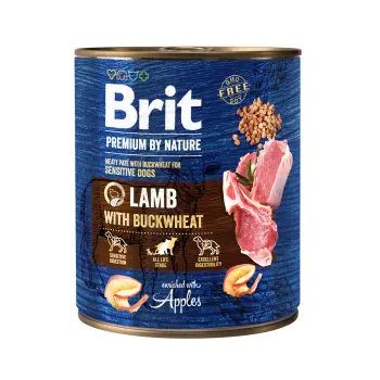 Brit Premium By Nature Lamb With Buckwheat Z Jagnięciną, Gryką I Jabłkiem 800g