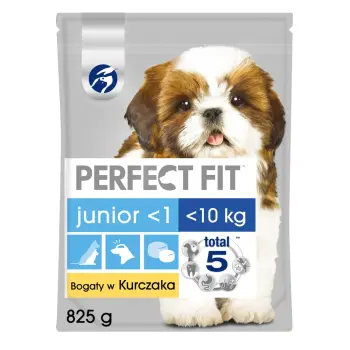 PERFECT FIT (Junior) Bogaty w kurczaka 2x825g- sucha karma dla psów małych ras