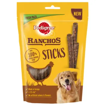 Pedigree Ranchos Sticks Przysmaki Dla Psa Z Wątróbką Z Kurczaka 60g