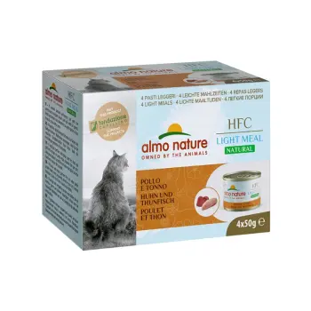 ALMO NATURE HFC Natural Light Meal Kurczak I Tuńczyk 4x50g