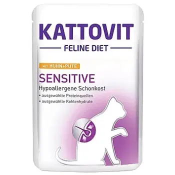 Kattovit Sensitive Kurczak Z Indykiem 85g