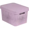 Curver Infinity Pojemnik Ażurowy Z Przykrywką Różowy 17l