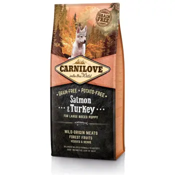 Carnilove Salmon & Turkey For Large Breed Puppy 12kg