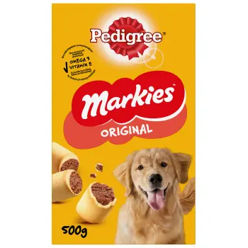 PEDIGREE® Markies™ Original 500g - chrupiące ciasteczka dorosłych dla psów