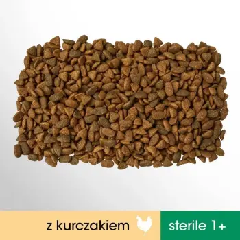 PERFECT FIT (Sterile 1+) Bogaty w Kurczaka 2x750g - sucha karma dla kotów po sterylizacji