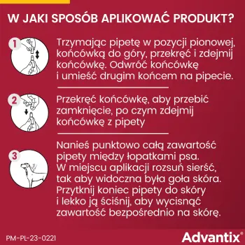 Bayer Advantix Krople Na Kleszcze I Pchły 1ml