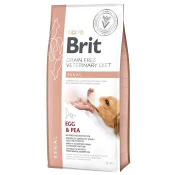 Brit Grain Free Veterinary Diets Dog Renal Jajko Z Groszkiem 12kg