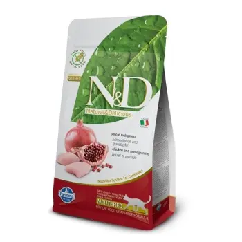 Farmina N&D Prime Feline Neutered Adult Chicken&Pomegranate 5kg