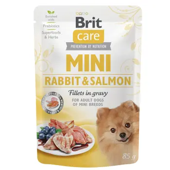 Brit Care Mini Filety W Sosie Z Królika I Łososia 85g