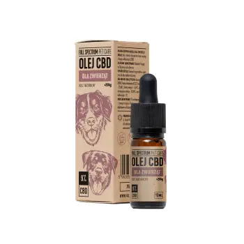 Cosma Cannabis Olej CBD 9% Dla Zwierząt Łososiowy 10ml