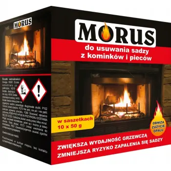 Bros Morus Proszek Do Usuwania Sadzy Z Kominków I Pieców 10x50g