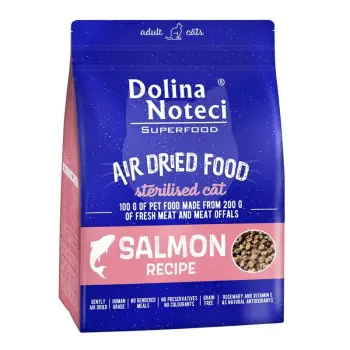 Dolina Noteci Superfood Danie Z Łososia Karma Suszona Dla Kotów Sterylizowanych 1kg