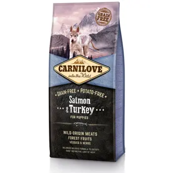 Carnilove Salmon & Turkey For Puppies 12kg