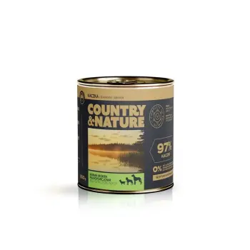 COUNTRY&NATURE Bezzbożowa Mokra Karma Kaczka Z Burakiem I Jabłkiem 850g