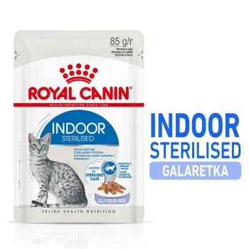 ROYAL CANIN Indoor Sterilised W Galaretce 12x85g