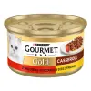 Purina Gourmet Gold z wołowiną i kurczakiem w sosie z pomidorami 85g