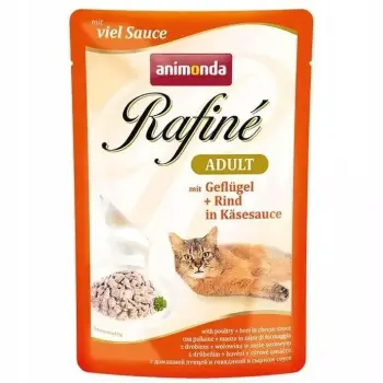 Animonda Cat Rafine Soupe Adult Drób Z Wołowiną W Sosie Serowym 100g