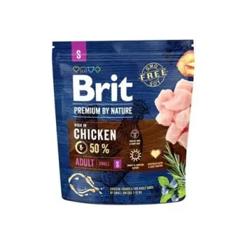 Brit Premium By Nature Adult S Z Kurczakiem 1kg