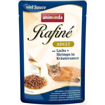 Animonda Cat Rafine Soupe Adult Łosoś + Krewetki W Sosie Ziołowym 100g