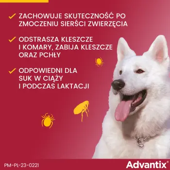 Bayer Advantix Krople Na Kleszcze I Pchły 4ml