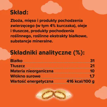 DREAMIES Przysmak Dla Kota Z Kurczakiem 180g