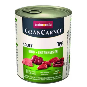 Animonda GranCarno Adult Dog Wołowina I Kacze Serca 800g