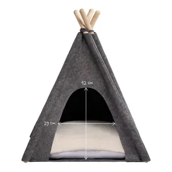 Brands Factory Sp. z o.o. MYANIMALY Tipi Filc L - Ecru