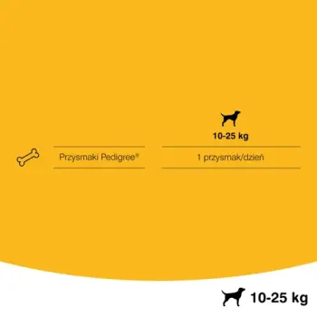 PEDIGREE DentaStix średnie psy przysmak dentystyczny 7 szt. - 180g