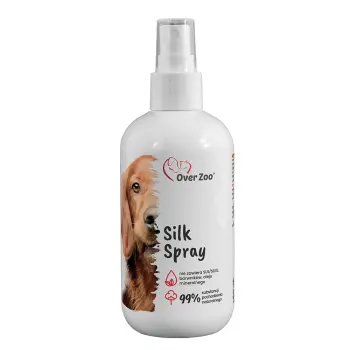 OVER ZOO Silk Spray Płyn Ułatwiający Rozczesywanie Sierści Dla Psa 250ml