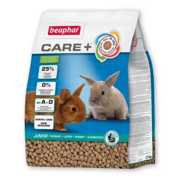 BEAPHAR Care+ Rabbit Junior Karma Super Premium Dla Młodych Królików 1,5kg