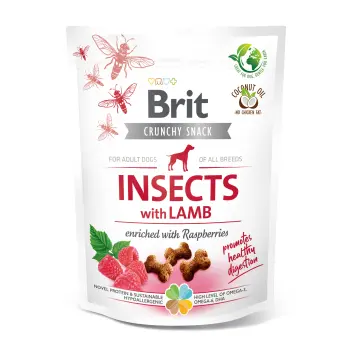 Brit Care Dog Crunchy Cracker Insects Rich In Lamb 200g