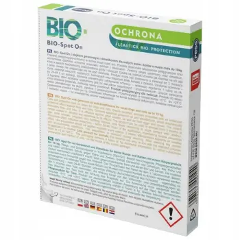 PESS BIO-OCHRONA: BIO-spot on z olejkiem geraniowym i dimetikonem 10kg 4x1g