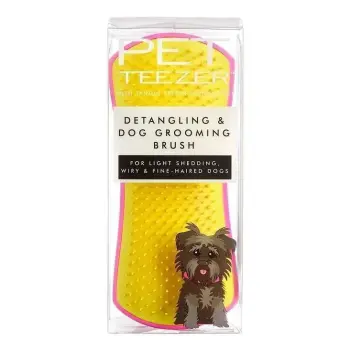 PET TEEZER Detangling & Dog Grooming Brush L