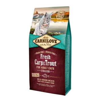 Carnilove Cat Fresh Carp&Trout Sterilised For Adult 6kg