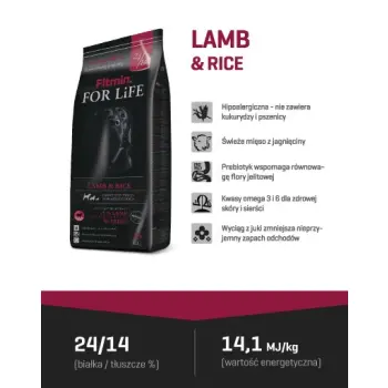 Fitmin For Life Lamb & Rice 15kg