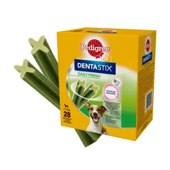 PEDIGREE® DentaStix™ Daily Fresh – karma uzupełniająca o smaku kurczaka, dla psów małych ras– 4x110g